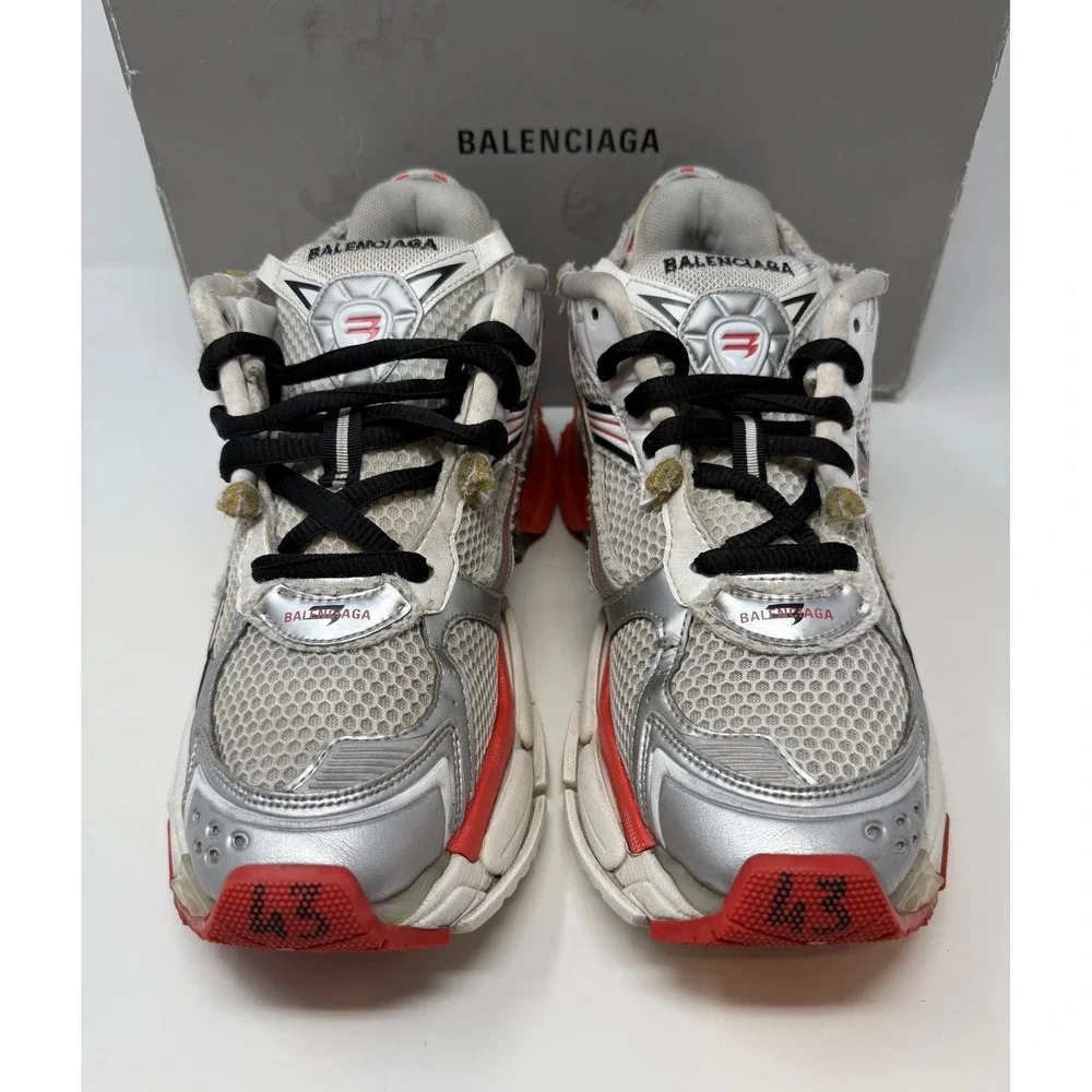 Balenciaga Runner Sneaker White/Red/Black New Season Size 10 US 43 EU